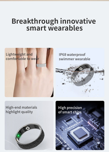 V3 Anneau intelligent givré transfrontalier Style simple Bracelet <span class=keywords><strong>de</strong></span> couple Fréquence cardiaque Oxygène sanguin Sommeil Détecteur d'humeur Contrô<span class=keywords><strong>le</strong></span> par application Android - Product Image 3