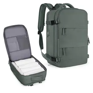 交感袋制造商大容量防水学校背包，带USB充电端口旅行商务背包