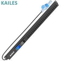 KAILES(KLS) K55 ZA Série PDU gérée intelligente 32A 200-240VAC 24 prises NBR + Interface réseau d'instruments entièrement intelligente