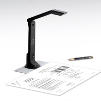 Escáner Visualizador Digital A4 A3, Escáner de Libros y Papel, Presentador Visual Portátil USB de Alta Velocidad, Resolución de 16MP, Plegable para Documentos