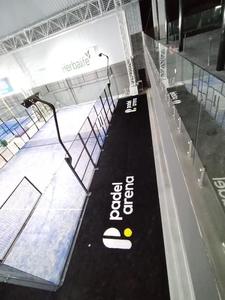 Tapis bon marché de logo d'herbe artificielle d'approvisionnement d'usine pour la décoration extérieure - Product Image 3