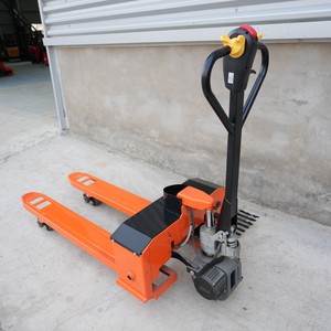 Production professionnelle <span class=keywords><strong>de</strong></span> chariots élévateurs électriques Équipement hydraulique Transpalette semi-électrique Marche électrique pour entrepôt - Product Image 4