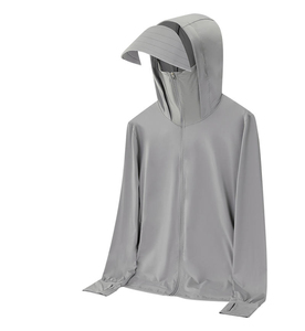 Manteau décontracté de protection solaire à séchage rapide avec chapeau à capuche-<span class=keywords><strong>Veste</strong></span> <span class=keywords><strong>anti</strong></span>-<span class=keywords><strong>UV</strong></span> par Sun-protective Clothing - Product Image 2