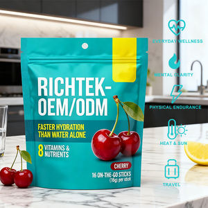 OEM 개인 라벨 전해질 분말 체리 맛 저칼로리 전해질 스테비아 전해질 에너지 드링크 - Product Image 4