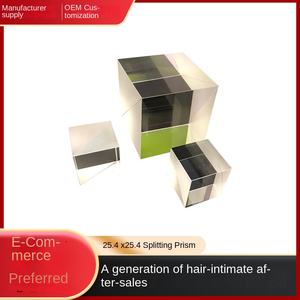 Prisma de Divisão de Luz <span class=keywords><strong>BK7</strong></span> Zhihui Jun Pequeno Triangular de Vidro Semi-transparente Semi-reflexivo Fabricante de Fonte Óptica - Product Image 4