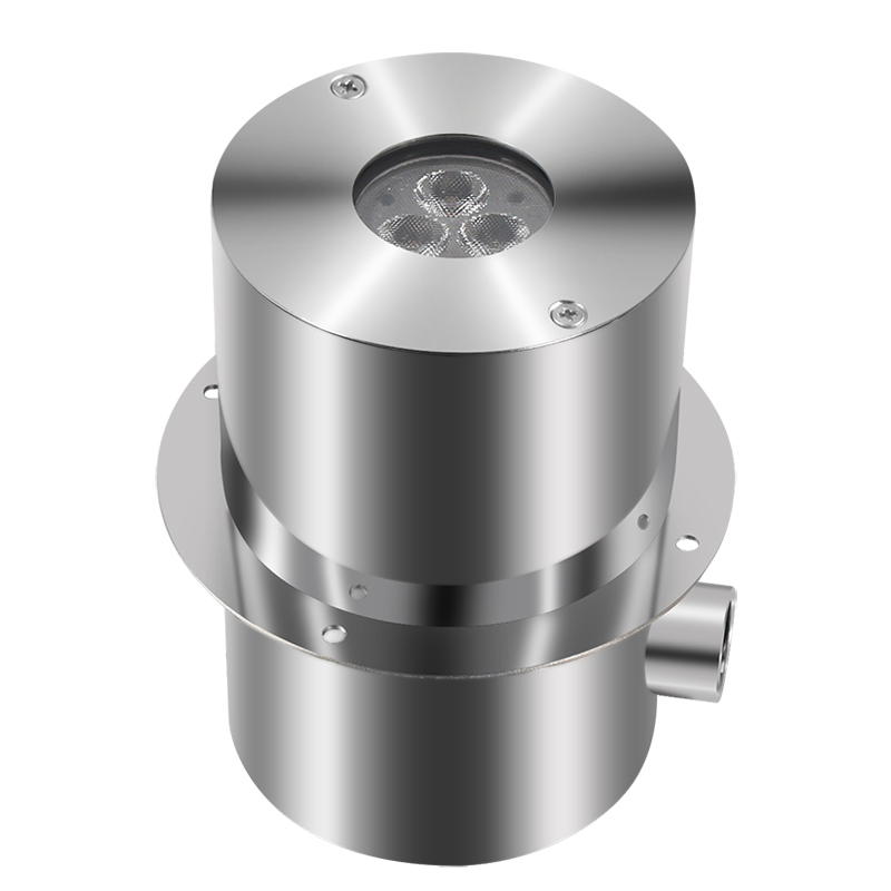IP68 Waterproof Outdoor RGB/RGBW 9W LED Swimming Pool Light 316L Stainless Steel DMX512 Control Recessed Design Dimmable