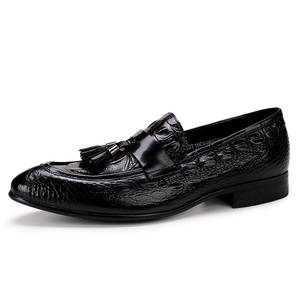 Zapatos de Hombre de Cuero Genuino, Estilo Casual, Vintage, Retro, con Cordones, Transpirables e Impermeables, Diseño Tallado en Cuero Vacuno, Venta al Por Mayor - Product Image 6