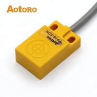 Sensor Detector de Metal FP18-8DN Tipo Plano NPN, Sensor de Proximidad Okm Detector Lmix2047030101