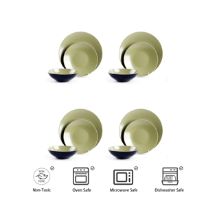 ชุดจานชามเซรามิกทำความสะอาดง่าย ทนความร้อน ชุดอาหารค่ำเซรามิก โปรโมชั่นเดือนกันยายน - Product Image 5