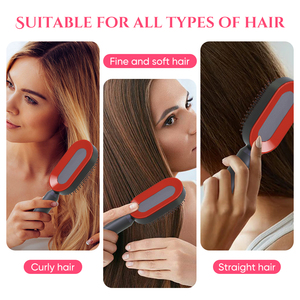 Nuova <span class=keywords><strong>spazzola</strong></span> <span class=keywords><strong>autopulente</strong></span> di tendenza per capelli da donna 3D con cuscino d'aria e Airbag per massaggio <span class=keywords><strong>autopulente</strong></span> con pettine One-Click - Product Image 5