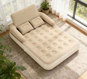 Colchón Inflable Plegable de TPU/PVC, Colchón Portátil Acolchado para Dormir, para Acampar y Viajar al Aire Libre - Product Image 2