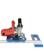 Scie circulaire électrique à poussée manuelle pour la découpe de panneaux de bois de 24 pouces de large, avec système de guidage de coupe et nouvelle piste de refendage précise