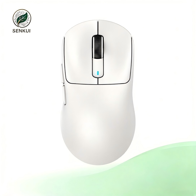 New 26K DPI PAW3395 Optical Sensor Wireless Gaming Mouse 3 Mode 2.4G USB Wired BT Mini Ergonomic PC Desktop Gaming Mouse