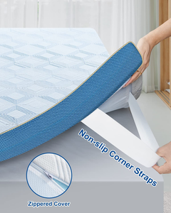Cubrecolchón de Espuma Viscoelástica Enrollable de Alta Calidad para un Sueño Reparador, con Tecnología Ice Silk, para Hoteles - Product Image 5