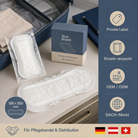 Private Label Inkontinenz-Einlagen mit PE-Rückfolie, Schnelle Absorption, Seitlicher Auslaufschutz für Männer, Inkontinenz-Pads für Herren