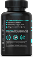 Capsule de peptides de collagène OEM de marque privée pour les cheveux, la peau et les ongles Complément alimentaire sain avec kératine, biotine et multivitamines