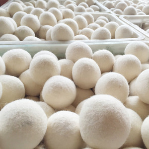 Meilleures ventes 2026 Nouveaux produits Nettoyage ménager Boules de séchage pour linge en laine mérinos biologique naturelle faites à la main 4 pièces 6 pièces 8 pièces Sac OPP - Product Image 6