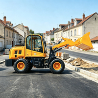 Mini-chargeuse sur pneus agricole pour fermes d'élevage, puissance élevée, engin de terrassement 4x4, livraison gratuite