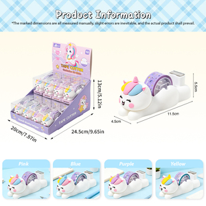 <span class=keywords><strong>Dispensador</strong></span> <span class=keywords><strong>de</strong></span> cinta adhesiva <span class=keywords><strong>de</strong></span> peluche con diseño <span class=keywords><strong>de</strong></span> unicornio pequeño - Cortador <span class=keywords><strong>de</strong></span> cinta <span class=keywords><strong>de</strong></span> dibujos animados <span class=keywords><strong>Kawaii</strong></span>, artículos <span class=keywords><strong>de</strong></span> papelería portátiles para la escuela y la oficina - Product Image 2