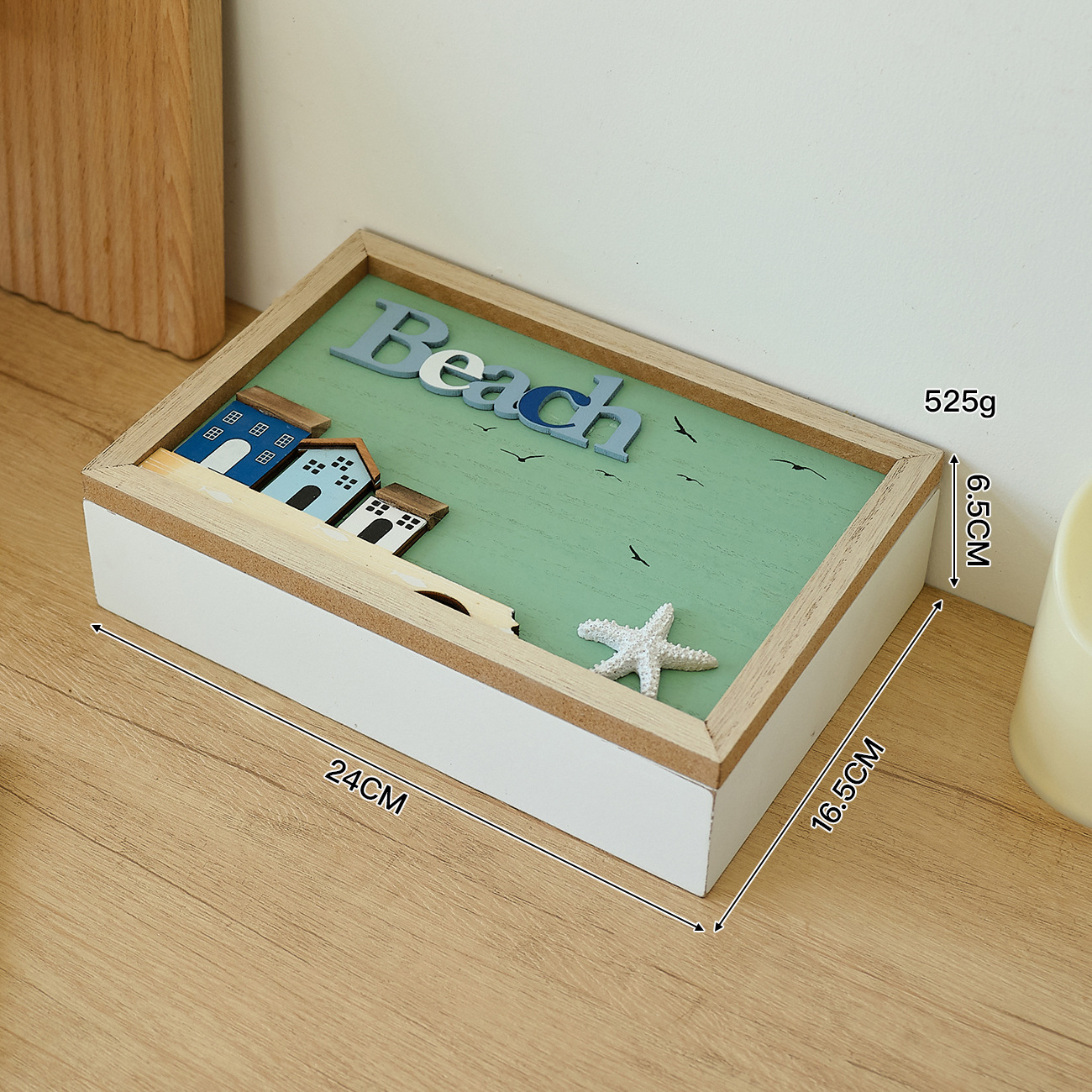 Boîte de rangement à 6 compartiments