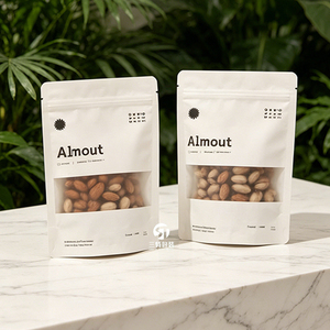 Bolsas de papel kraft con cierre de cremallera |   Envases de Alimentos a Prueba de Humedad para Aperitivos y Galletas - Product Image 2