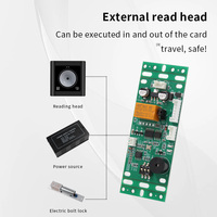 Módulo de construcción de control de acceso independiente COM Wire Free Embedded 2000 usuarios NFC 125Khz Módulo de tarjeta de gestión de identificación