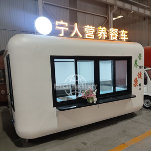 Camión de Comida Móvil de Acero Inoxidable de Nuevo Diseño, Más Vendido, con Rastreo GPS para Comida Rápida y Helados, Entrega a Todo el Mundo - Product Image 1