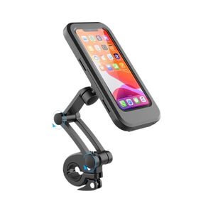 Bicycle Phone Holder <b>Compact</b> Waterproof Handlebar Mount For Road Bicycles - Product Image 2