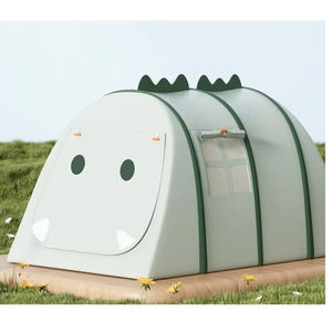 Tienda de campaña infantil rosa y verde para niñas, tienda de ensueño pequeña para juegos y dormir, casa de juguete. - Product Image 3