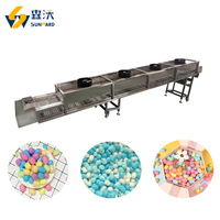 Ligne de production d'extrusion de billes de mousse d'emballage biodégradables à double vis, à base d'amidon, pour rembourrage en vrac