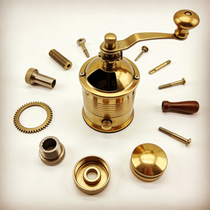 Moulin à café personnalisé directement de l'usine avec meules en acier inoxydable CNC - Product Image 1