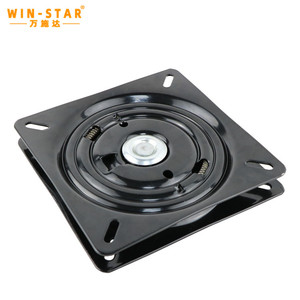 ZD-L015 vendita calda della fabbrica popolare mobili in metallo 180 gradi Auto ritorno giradischi ferro piatto girevole quadrato pigro jk - Product Image 2