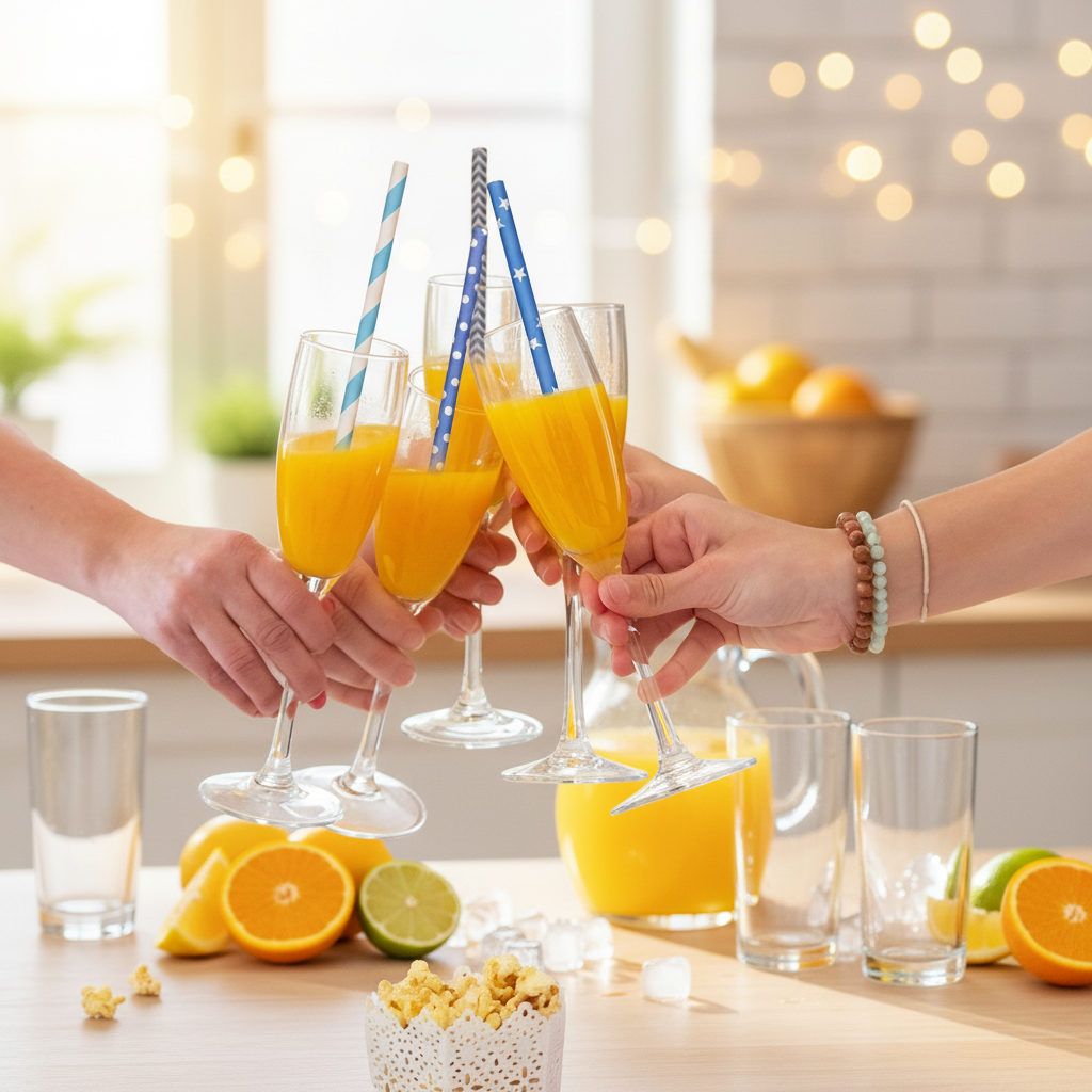 Disposable Biodegradable Paper Straw Colored Kraft Paper Straw for Milkshake Party