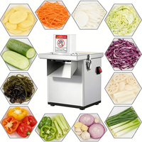 Commerciële groentesnijder 220V motor, laag geluidsniveau, voor fruit- en aardappelverwerkingsbedrijven, ziekenhuizen, scholen, restaurants