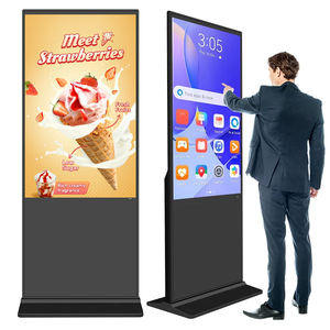 Solución de Señalización Digital 32/43/49 Pulgadas, Pantalla Interactiva Multitáctil, Kiosco de Señalización Independiente, Logotipo Personalizado para Exhibición de Contenido Público - Product Image 3