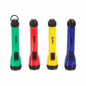 ไฟฉายพลาสติก LED แสงสีขาว สำหรับพกพาในชีวิตประจำวัน ใช้พลังงานจากแบตเตอรี่ AAA - Product Image 2