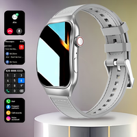 Reloj Inteligente H7 2.01 con Pantalla Curva IPS, Múltiples Esferas, Resistente al Agua, Monitor de Sueño, Reloj Deportivo Inteligente con Correa Moderna