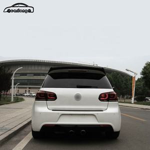 Offre Spéciale – Kit Complet Neuf de Pare-chocs Avant/Arrière, Grilles Latérales et Sortie d'Échappement Style R20 pour <span class=keywords><strong>Golf</strong></span> 6, Noir Apprêté - Product Image 6