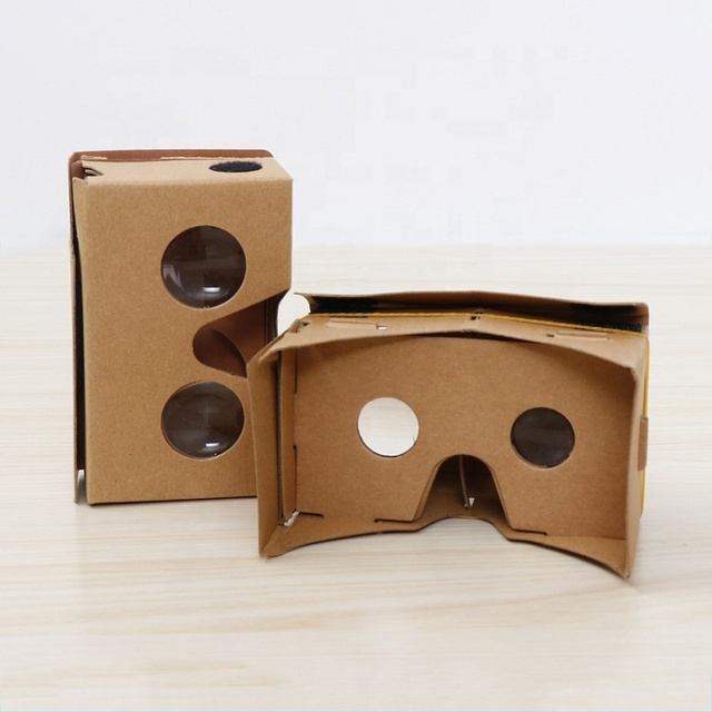 Portable 3d Virtual Reality Diy VR Glasses Virtual Reality Google Cardboard VR Paper Viewer Box