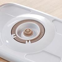 Bac à légumes carré en plastique PP transparent de 2024 Offre Spéciale avec capacité de charge de 5kg et pompe