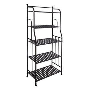 Étagère de rangement multifonctionnelle en métal, type rectangulaire sur pied, pour cuisine et salon, rangement optimisé, taille personnalisable W037-1 - Product Image 5