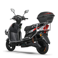 Scooter électrique à LED, moto colorée, vitesse élevée 50 km/h, batterie lithium 72V, cyclomoteur