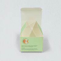 Petite boîte de papier blanche personnalisée à bout rabattable emballage de cosmétiques et de médicaments emballage de boîte de marque logo personnalisable