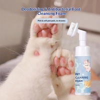 Mousse nettoyante pour pattes d'animaux, formule végétale best-seller, sans rinçage, 150 ml, pour nettoyer et prendre soin des pattes des chats et des chiens