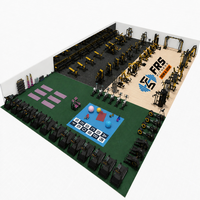 Equipo de Gimnasio Comercial de Alta Resistencia FRS, Acero Inoxidable, para Entrenamiento de Fuerza y Cardio de Cuerpo Completo, Paquete Personalizable Llave en Mano