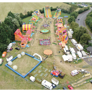 Đáng kinh ngạc Bouncer nhà lớn nhảy vui vẻ công viên trẻ em Trọng lượng nhẹ Inflatable sân chơi phụ kiện bán vui chơi giải trí trẻ em của công viên - Product Image 2