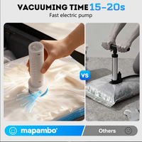 Sacs d'emballage en plastique Z-Factory Direct pour vêtements, sacs de rangement sous vide sans pompe
