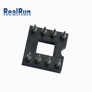 2.54mm Pitch 8POS altın kalay <span class=keywords><strong>CONN</strong></span> IC DIP soket 2*4/8 pozisyon 7.62mm sıra aralığı priz prizler için ICs SIP konektörü - Product Image 3