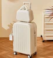 Ensemble de peinture artistique, valises de voyage et 2 ensembles de bagages, mini trousses de maquillage professionnelles, trousses de toilette, valise, boîte à bonbons