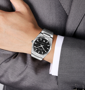 Reloj de Metal SKMEI 9382, Regalo para Hombre, Caja Personalizada, Reloj de Cuarzo Masculino de Lujo, Resistente al Agua 3ATM - Product Image 3